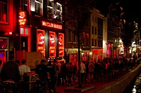 Амстердам - квартал красных фонарей