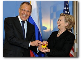 Перезагрузка: Лавров и Клинтон нажали на красную кнопку
