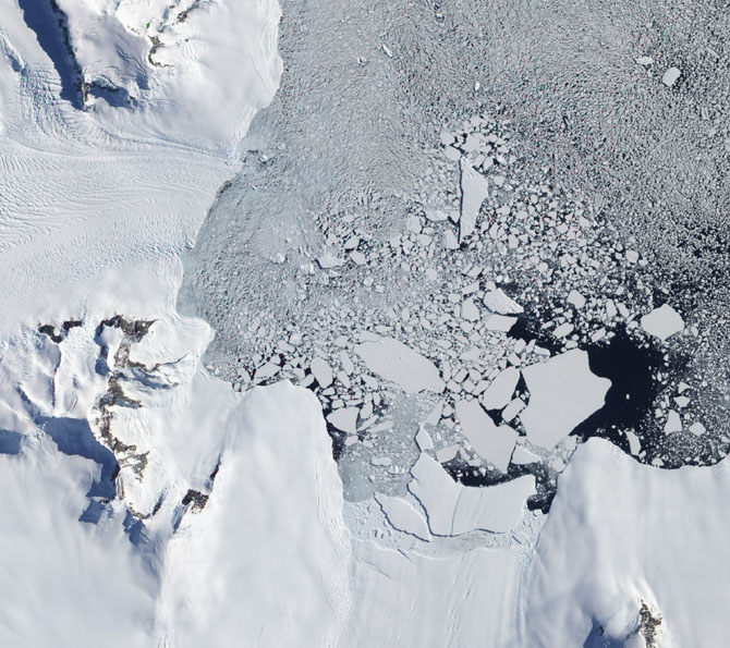Таяние ледников. Фото из космоса 3