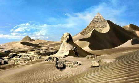 Тысячелетнее царство - засыпанные песком пирамиды
